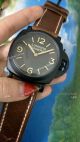 Luminor 1950 3 Days Panerai PAM372 Watch Black Case Red Leather Strap (4)_th.jpg